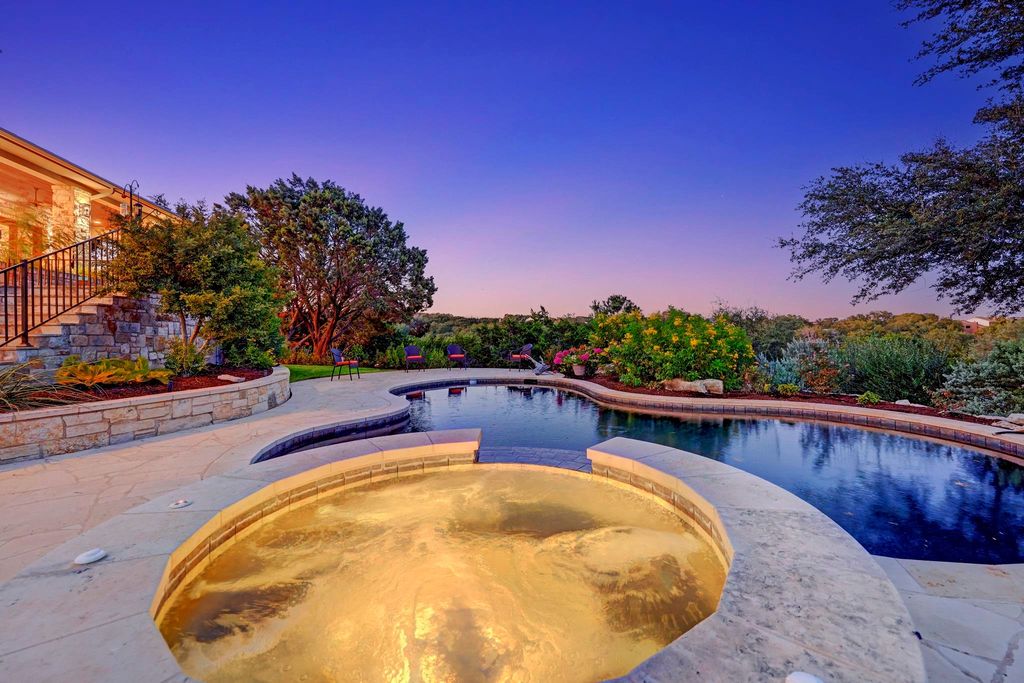Waterfront elegance custom built single level estate in spicewood listed at 4. 475 million 24