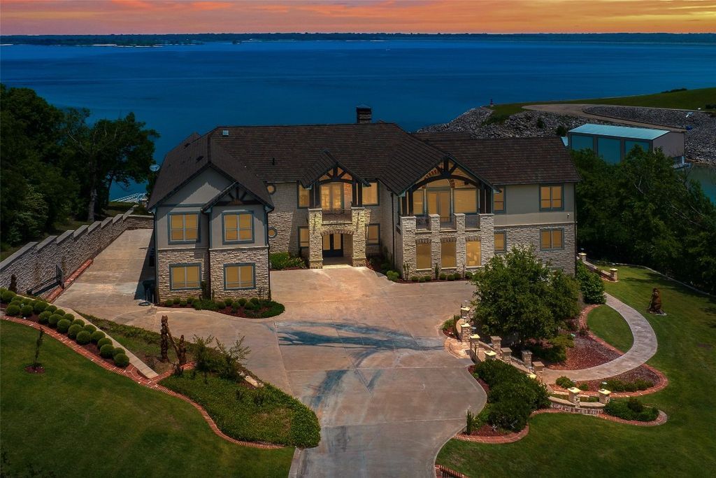 A captivating lakefront estate with infinity pool helipad and unmatched views listed at 10. 9 million 2