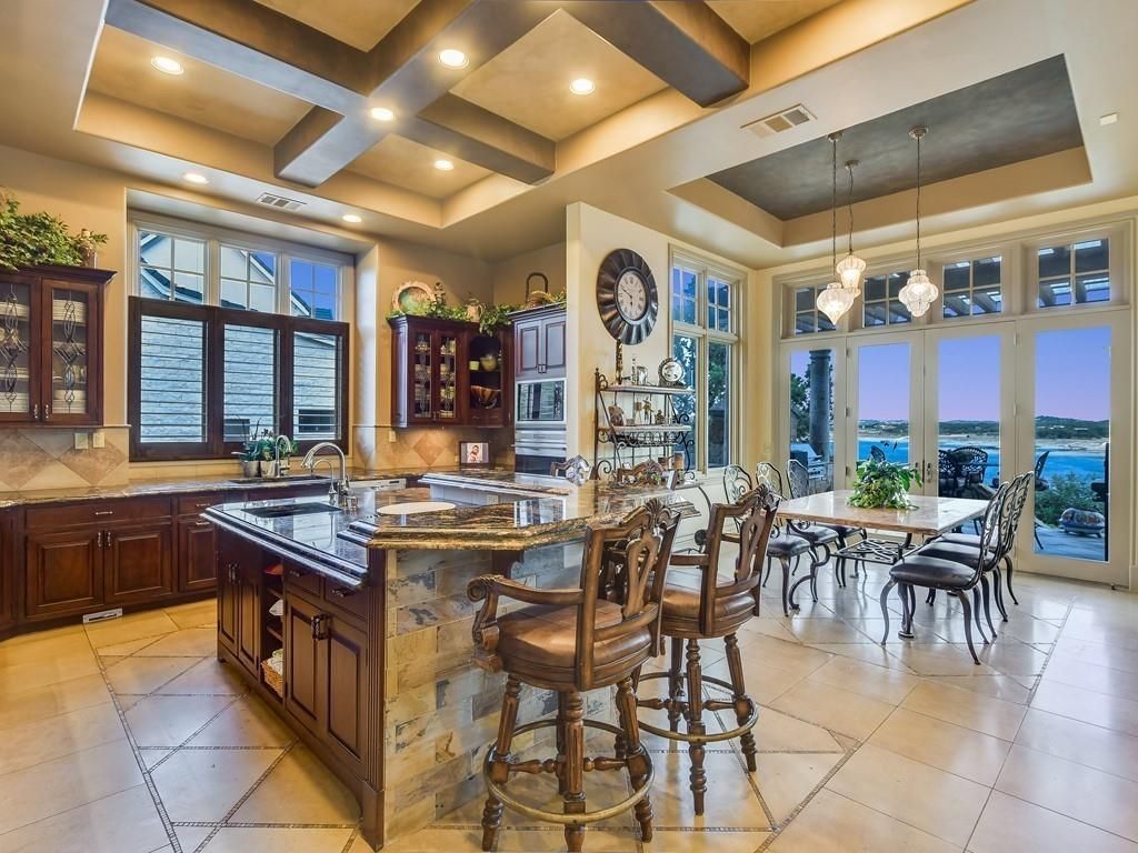 Breathtaking lake views a stunning home in jonestown offered at 3. 49 million 15