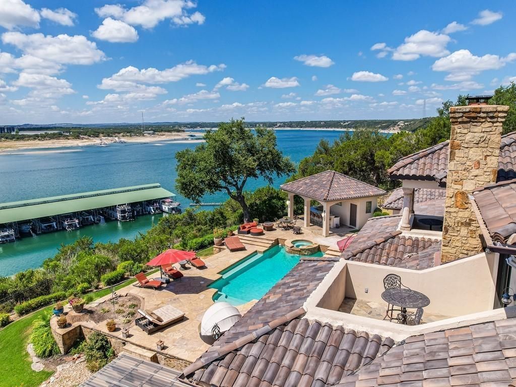 Breathtaking lake views a stunning home in jonestown offered at 3. 49 million 31