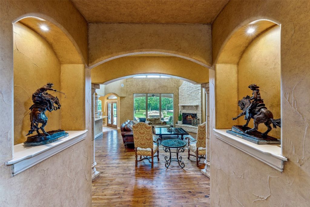 Breathtaking mediterranean style masterpiece in stephenville a symphony of high end features priced at 2. 49 million 15