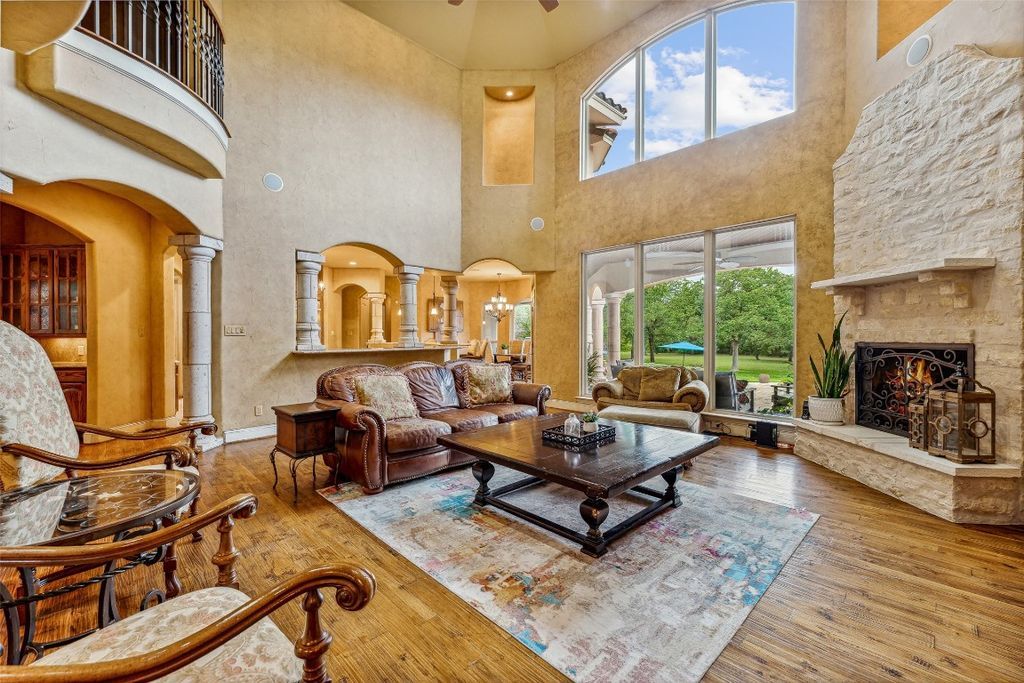Breathtaking mediterranean style masterpiece in stephenville a symphony of high end features priced at 2. 49 million 16 1
