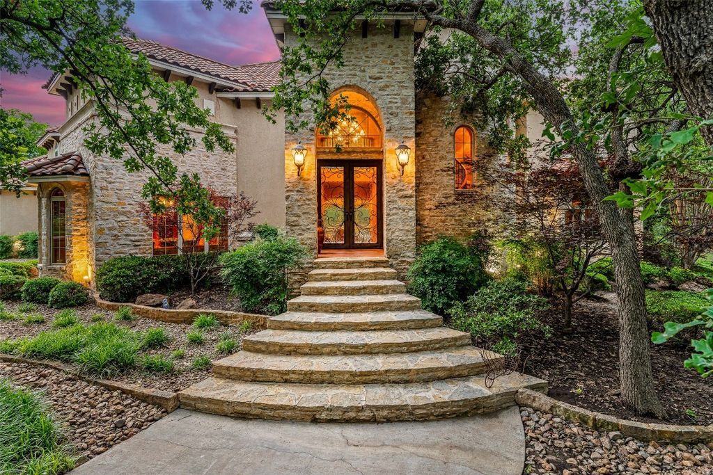 Breathtaking mediterranean style masterpiece in stephenville a symphony of high end features priced at 2. 49 million 2 1