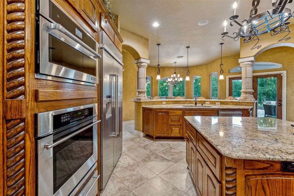 Breathtaking mediterranean style masterpiece in stephenville a symphony of high end features priced at 2. 49 million 21