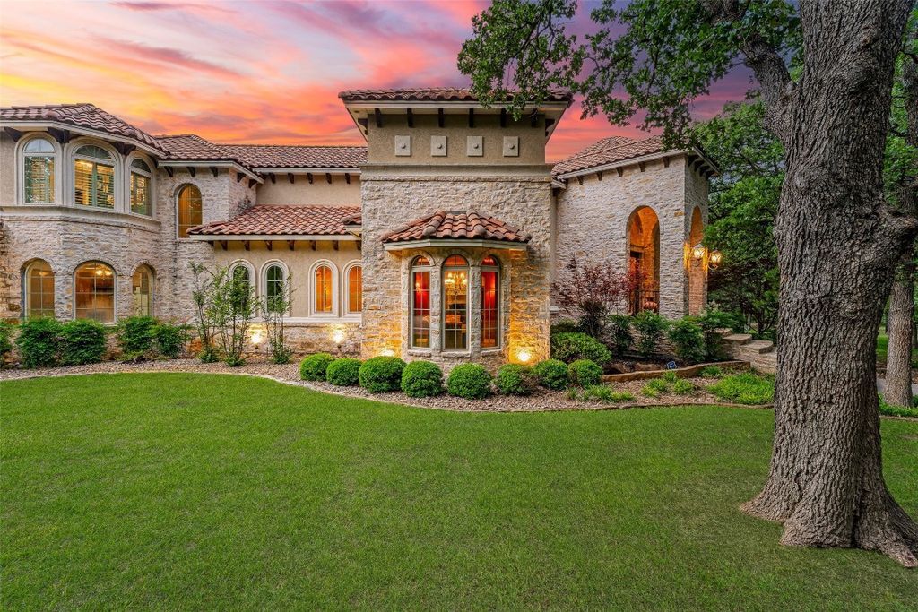 Breathtaking mediterranean style masterpiece in stephenville a symphony of high end features priced at 2. 49 million 4