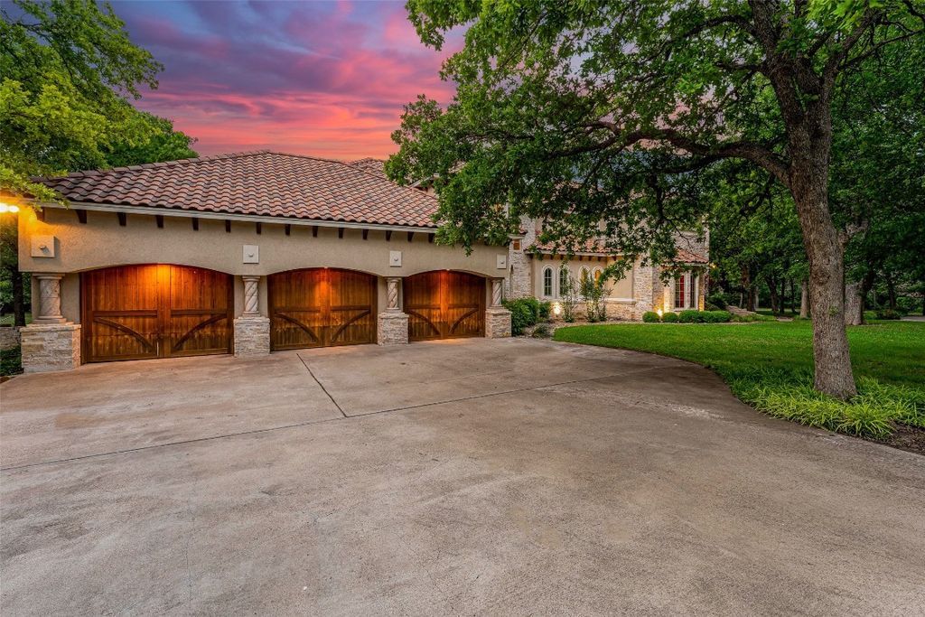 Breathtaking mediterranean style masterpiece in stephenville a symphony of high end features priced at 2. 49 million 6