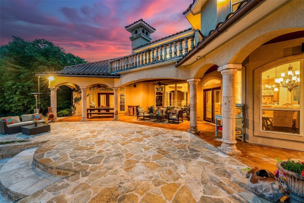 Breathtaking mediterranean style masterpiece in stephenville a symphony of high end features priced at 2. 49 million 7