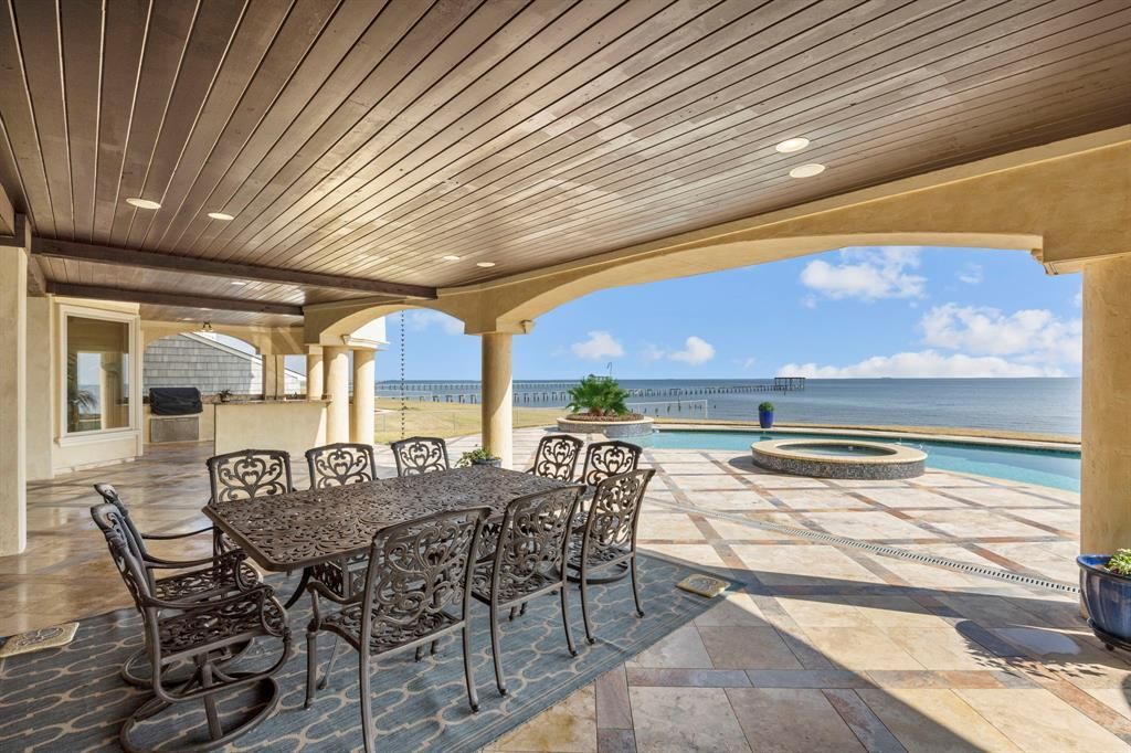 Casa bahia masterfully curated waterfront oasis with panoramic views of galveston bay asking for 3. 926 million 31