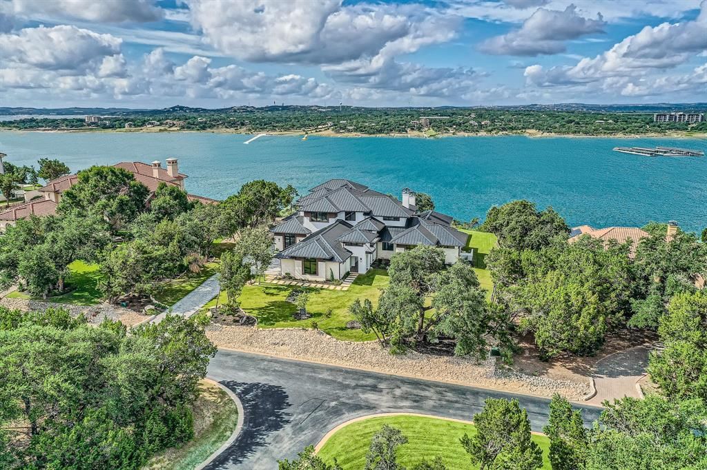 Colina al lago award nominated luxury retreat on lake travis now available for 5. 495 million 10