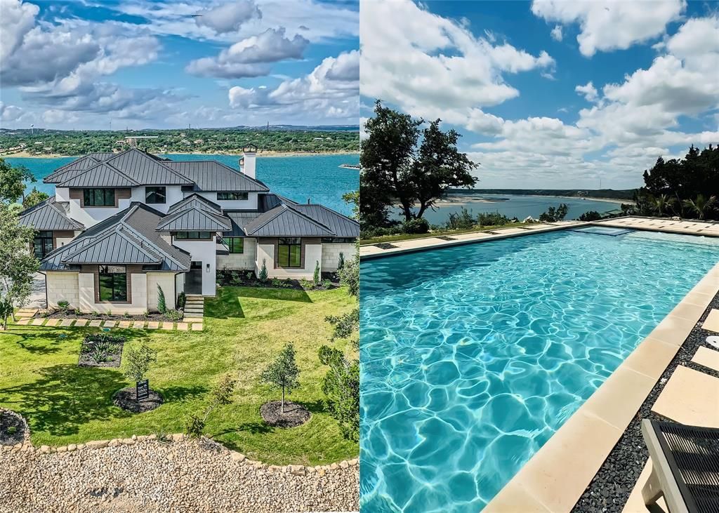 Colina al lago award nominated luxury retreat on lake travis now available for 5. 495 million 2