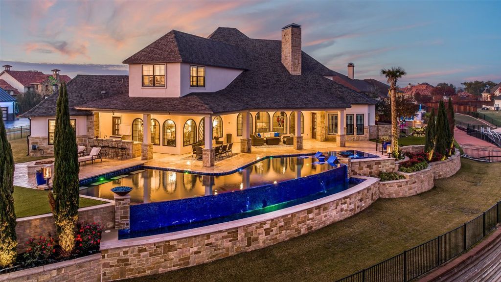 Exceptional Waterfront Retreat in The Resort on Eagle Mountain Lake, Fort Worth for $3.8 Million