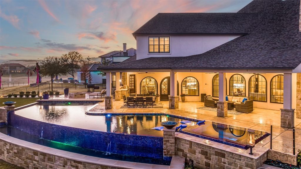 Exceptional waterfront retreat in the resort on eagle mountain lake fort worth for 3. 8 million 6 2