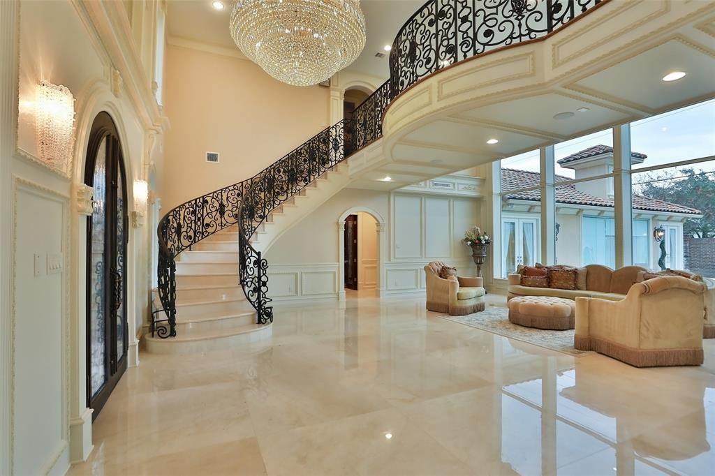 Magnificent mediterranean estate in exclusive gated community in spring available for 2. 2 million 5