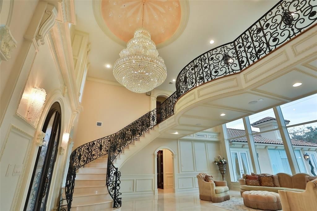 Magnificent mediterranean estate in exclusive gated community in spring available for 2. 2 million 6
