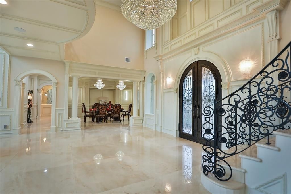 Magnificent mediterranean estate in exclusive gated community in spring available for 2. 2 million 9