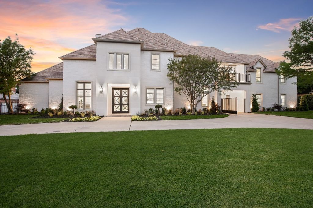 Sean mutula custom design and ny architect joel melton collaborate on a 4. 997 million gated masterpiece in southlake 32