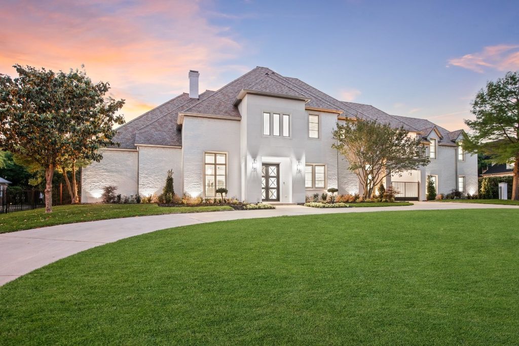 Sean mutula custom design and ny architect joel melton collaborate on a 4. 997 million gated masterpiece in southlake 35