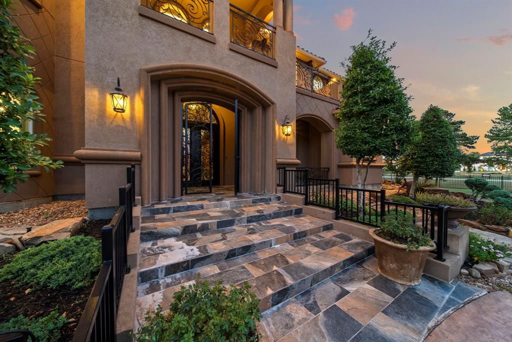 Secluded splendor in tomball grand masterpiece on a lakefront corner lot for 3. 395 million 5