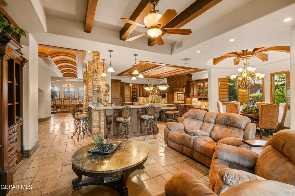 Tuscan elegance luxury and sophistication define this custom built 2. 5 million home in el paso 40