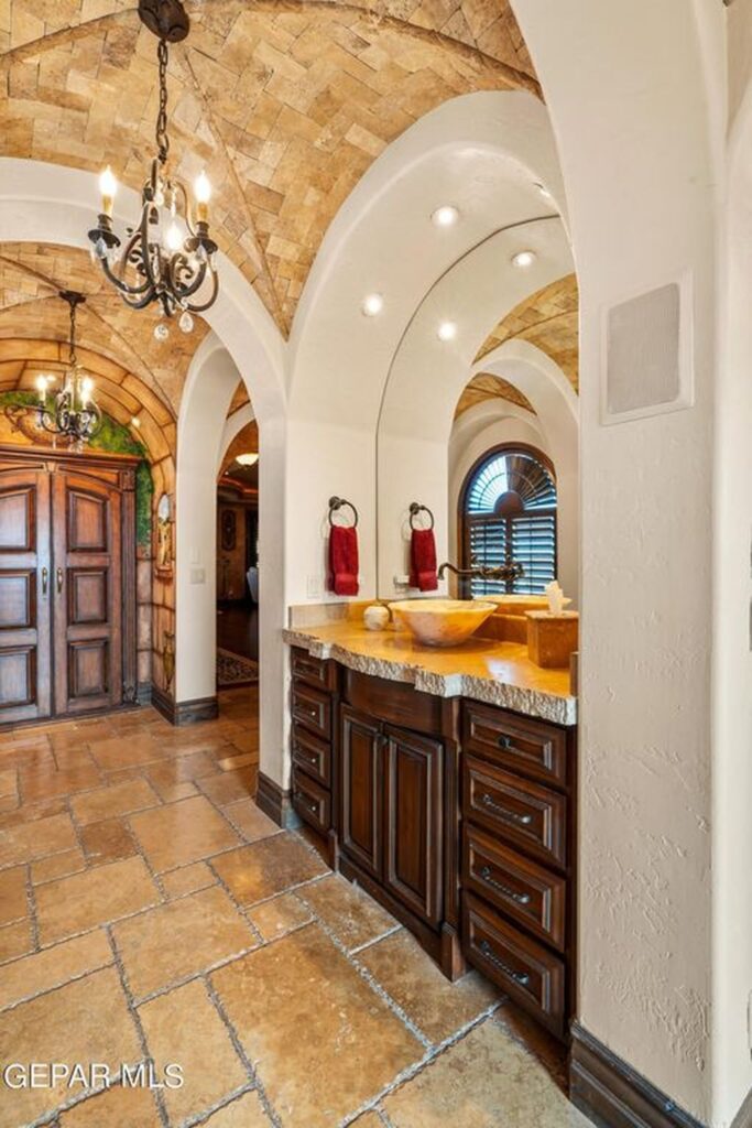 Tuscan elegance luxury and sophistication define this custom built 2. 5 million home in el paso 78