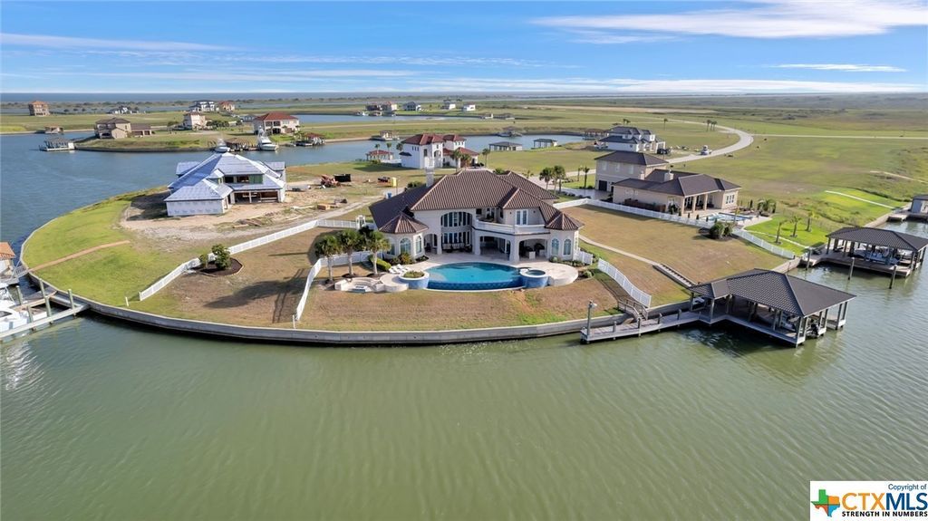 Unrivaled Waterfront Opulence: A Magnificent Residence in Port O’Connor, Offered at $2,898,750