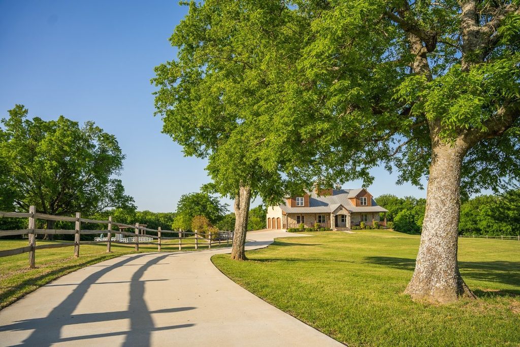 Beautiful property in denton featuring 3 story stone and timber homestead asking 2. 99 million 3