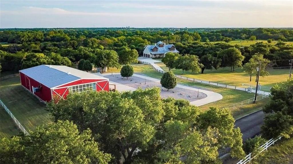 Beautiful property in denton featuring 3 story stone and timber homestead asking 2. 99 million 5