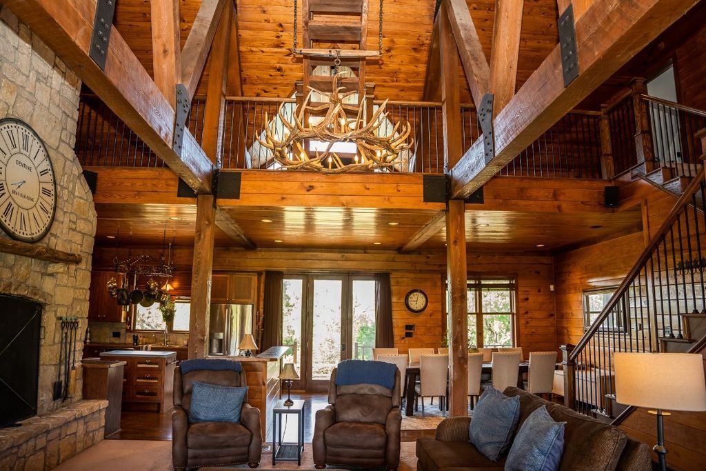 Beautiful property in denton featuring 3 story stone and timber homestead asking 2. 99 million 7