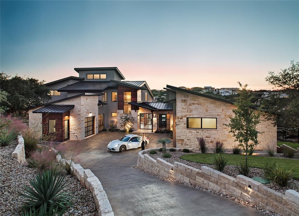 Contemporary Austin Home with Stunning Views Listed at $4.499 Million
