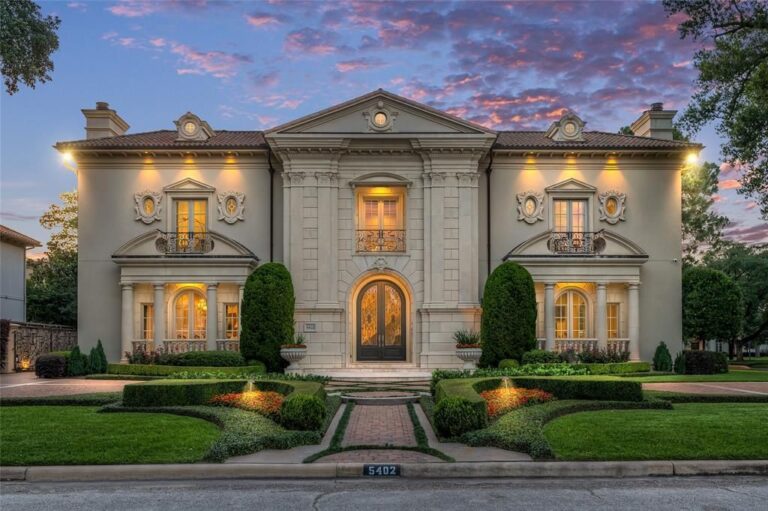 Houston’s Italian Renaissance Gem by Robert Dame Listed at $4.5 Million