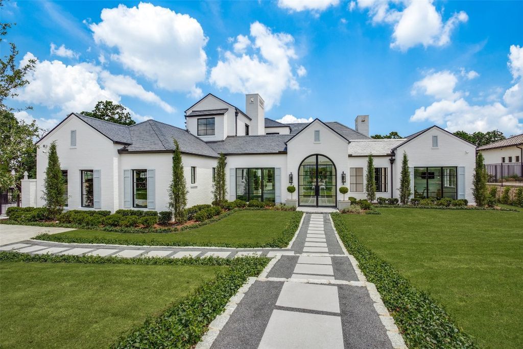 Elegant French-Style Residence with Exceptional Custom Finishes Listed at $3.74 Million