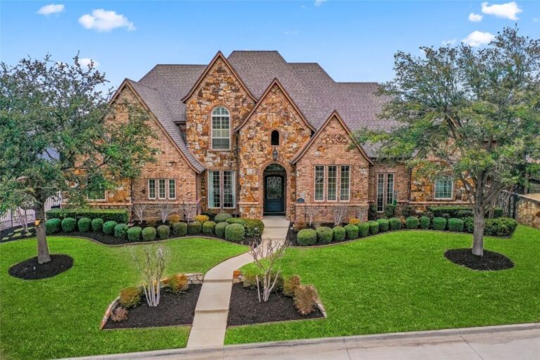 Exquisite Custom Masterpiece in Trophy Club’s Premier Gated Community Asks for $1.8 Million