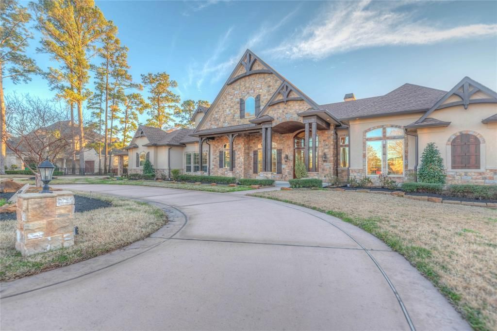 Lake conroe retreat custom home in gated island at bentwater for 2 2