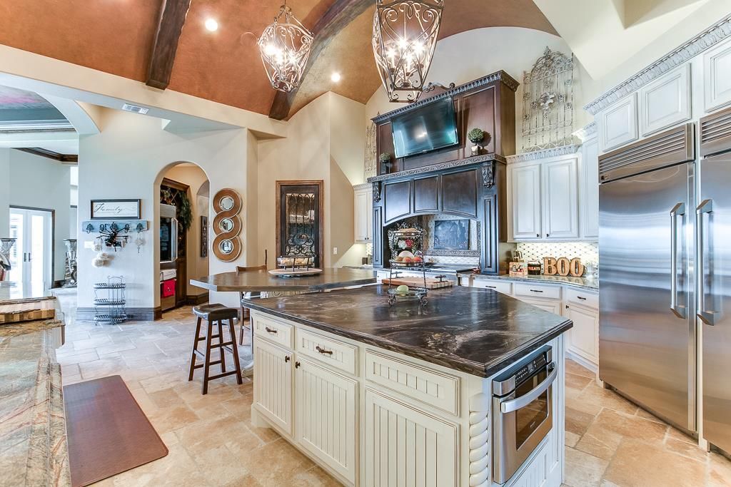 Mediterranean luxury on 3 waterfront acres a stucco stunner offered at 3499944 9