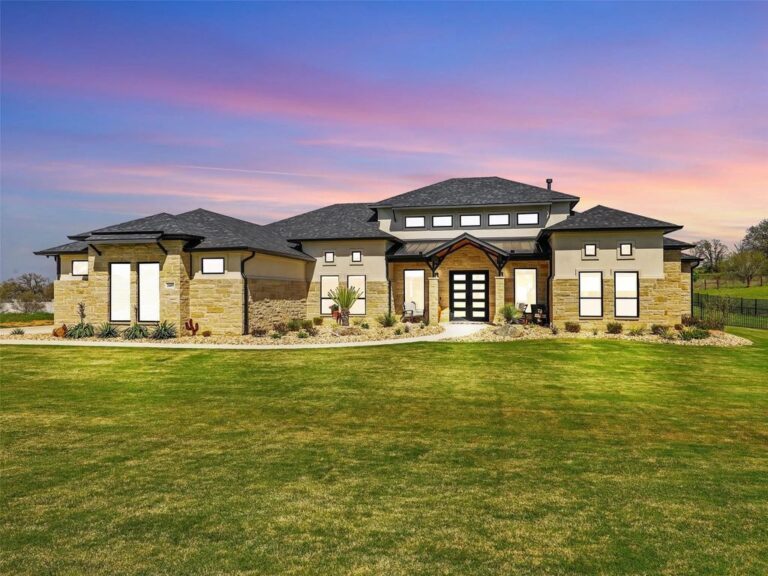 Stunning 1-Story Estate with Pool, Shop & Upgrades in Gated Community in Burleson asking for $1,325,000