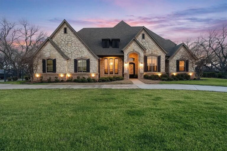 Lakeside Luxury Awaits in Fort Worth! Custom Estate with Guest Quarters & Pool listed at $1,299,000