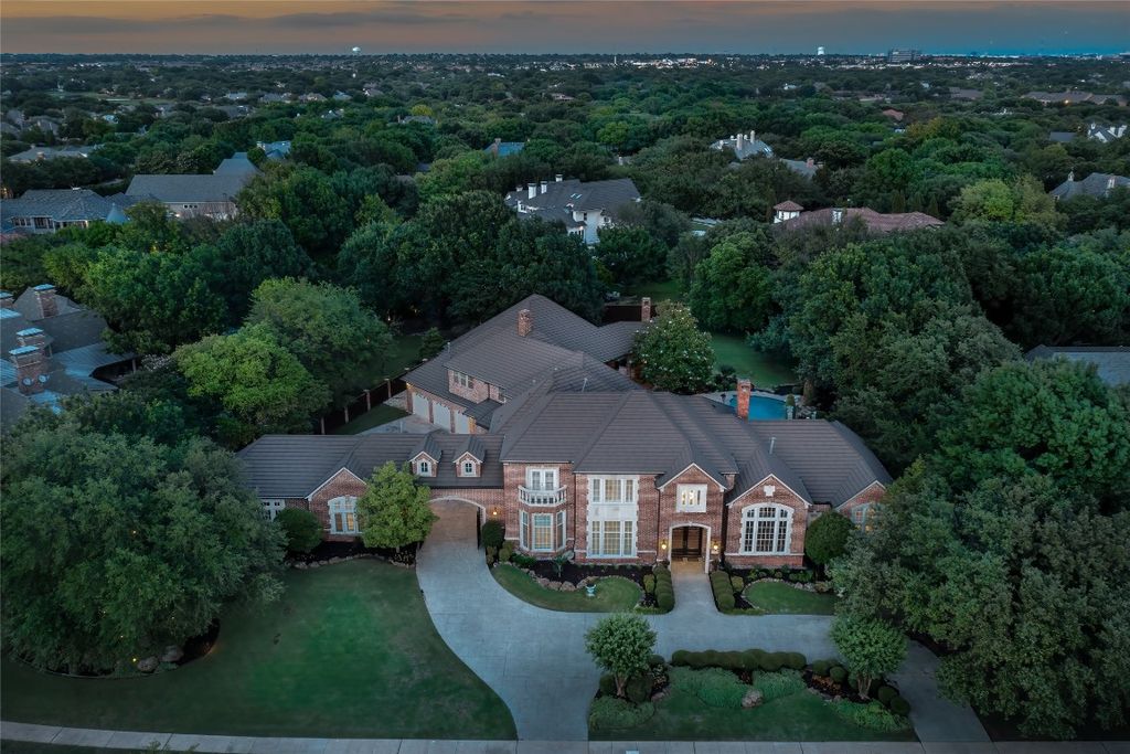Exquisite residence nestled in the heart of prestigious willow bend country offered at 5. 575 million 1