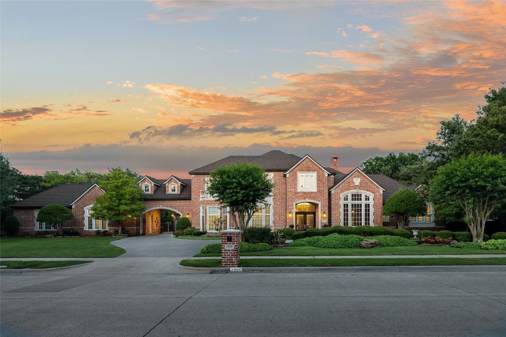 Exquisite residence nestled in the heart of prestigious willow bend country offered at 5. 575 million 26
