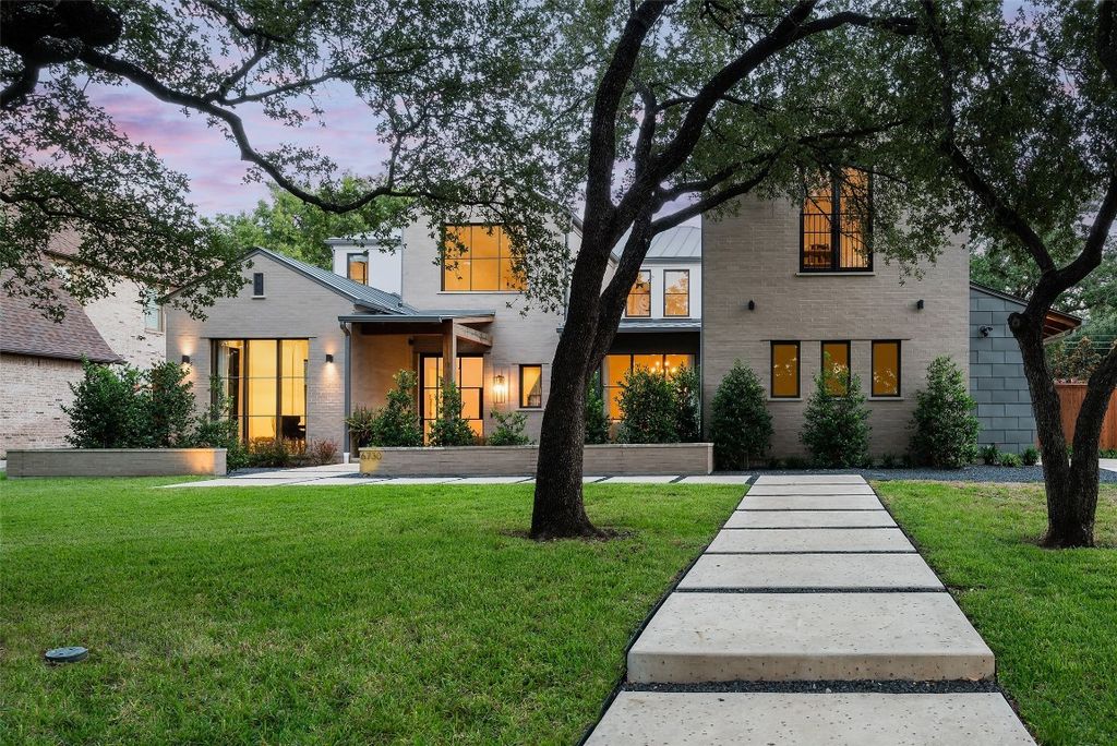 Preston hollow transitional masterpiece by lauderdale homes offered at 4695000 2
