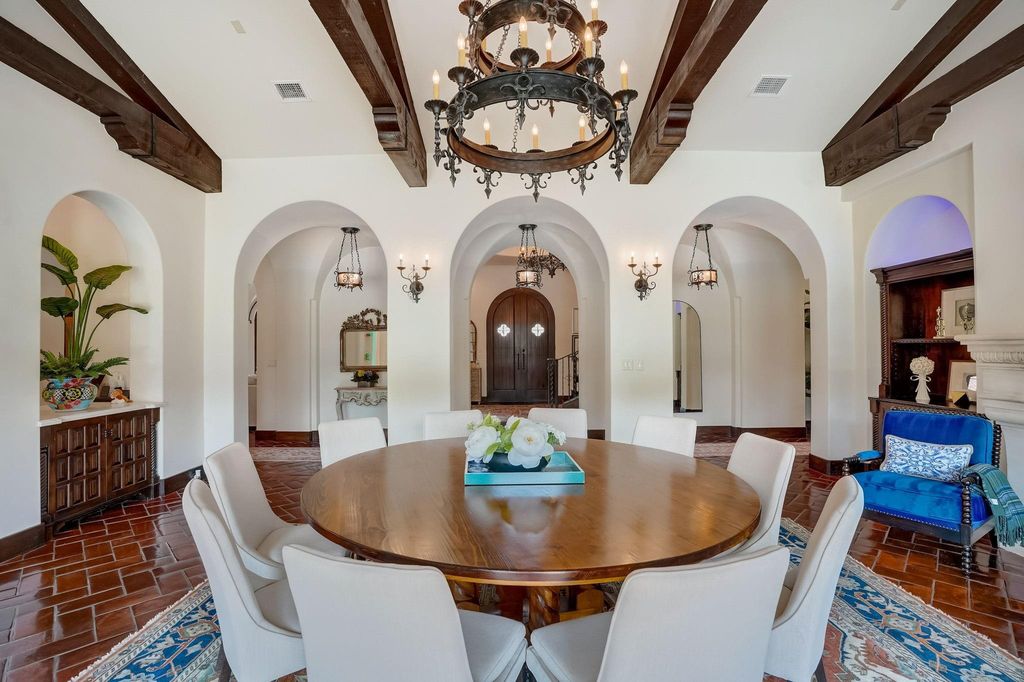 Spanish colonial home with private gate entry by elby martin hits market for 8. 5 million 11