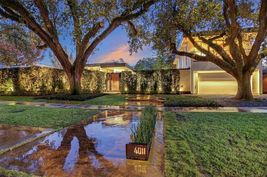 Stunning contemporary luxury estate with mid century modern flair listed for 4. 95 million 2