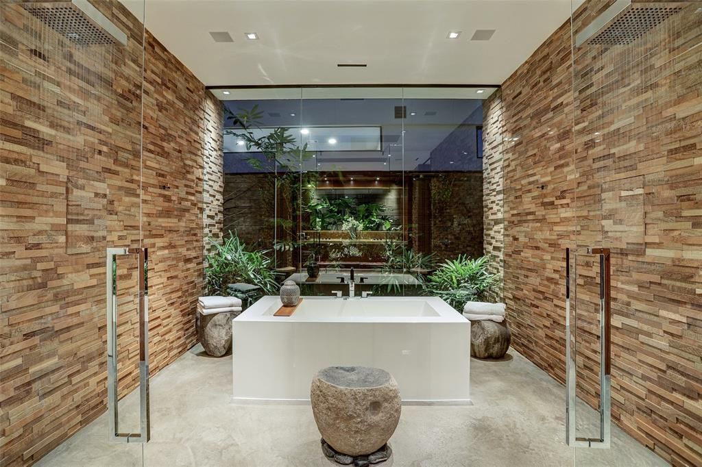 Stunning contemporary luxury estate with mid century modern flair listed for 4. 95 million 25
