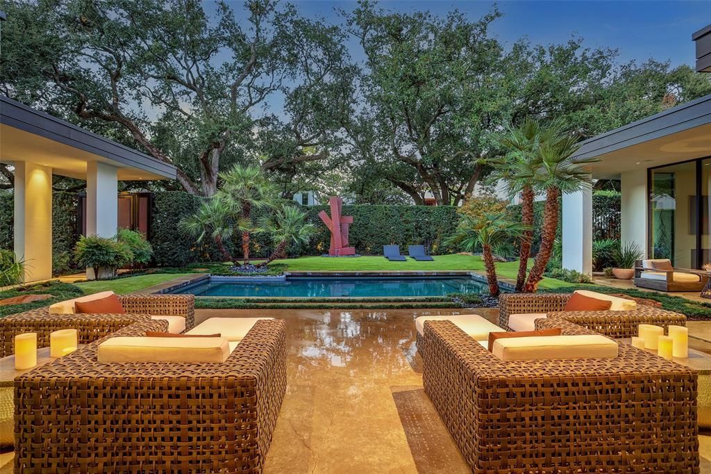 Stunning contemporary luxury estate with mid century modern flair listed for 4. 95 million 35