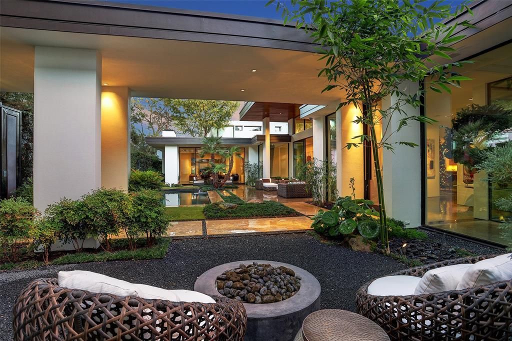 Stunning contemporary luxury estate with mid century modern flair listed for 4. 95 million 4