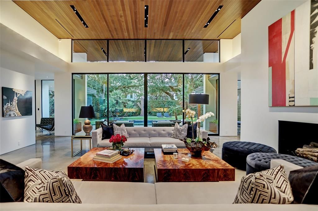 Stunning contemporary luxury estate with mid century modern flair listed for 4. 95 million 41