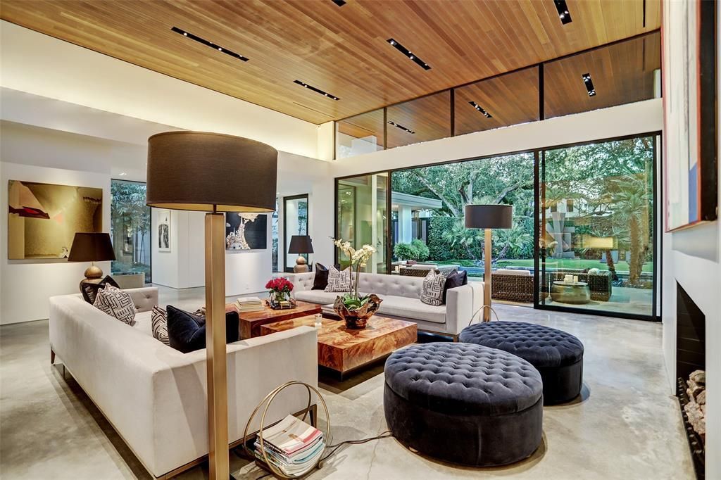 Stunning contemporary luxury estate with mid century modern flair listed for 4. 95 million 42