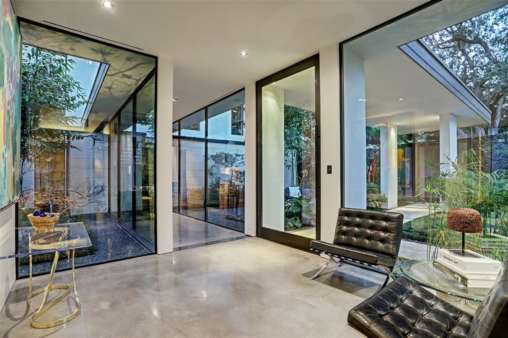 Stunning contemporary luxury estate with mid century modern flair listed for 4. 95 million 7