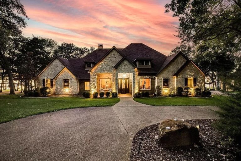 Luxury Lake Living in Streetman ! 6 Bedroom Custom Home with Pool, Game Room, Media Room & Stunning Lake Views! Listed at $1,899,900