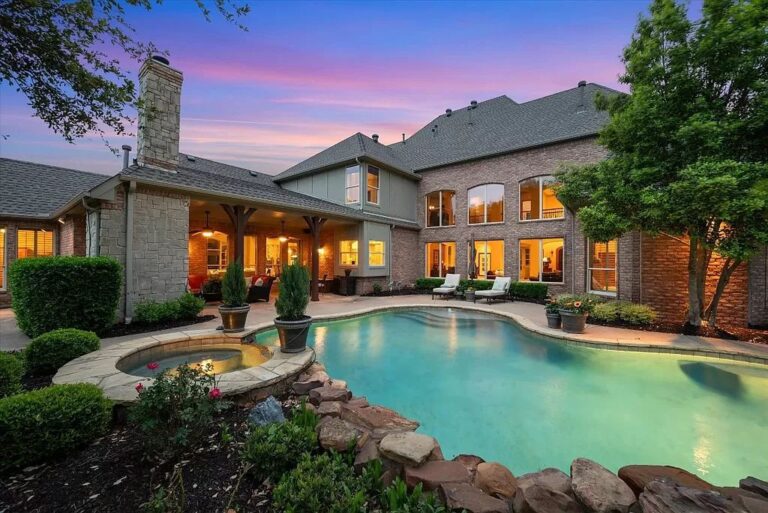 Clairemont Oasis in Colleyville! Luxury 5Bedroom Estate with Pool, Spa & Private Backyard listed at $1,649,000