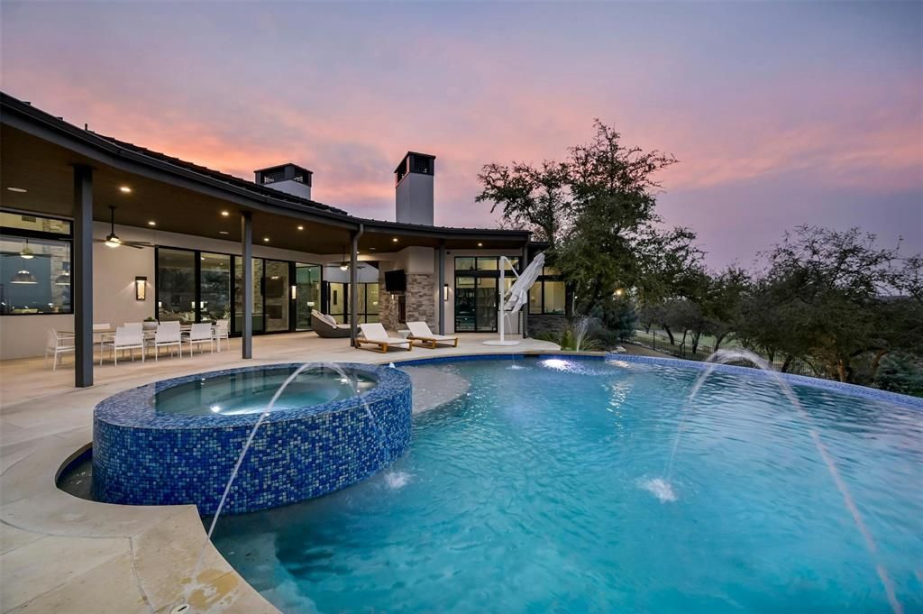 Secluded splendor luxurious contemporary home with scenic backyard oasis asking 5. 9 million 30